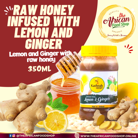 Raw Honey infused with Lemon and Ginger